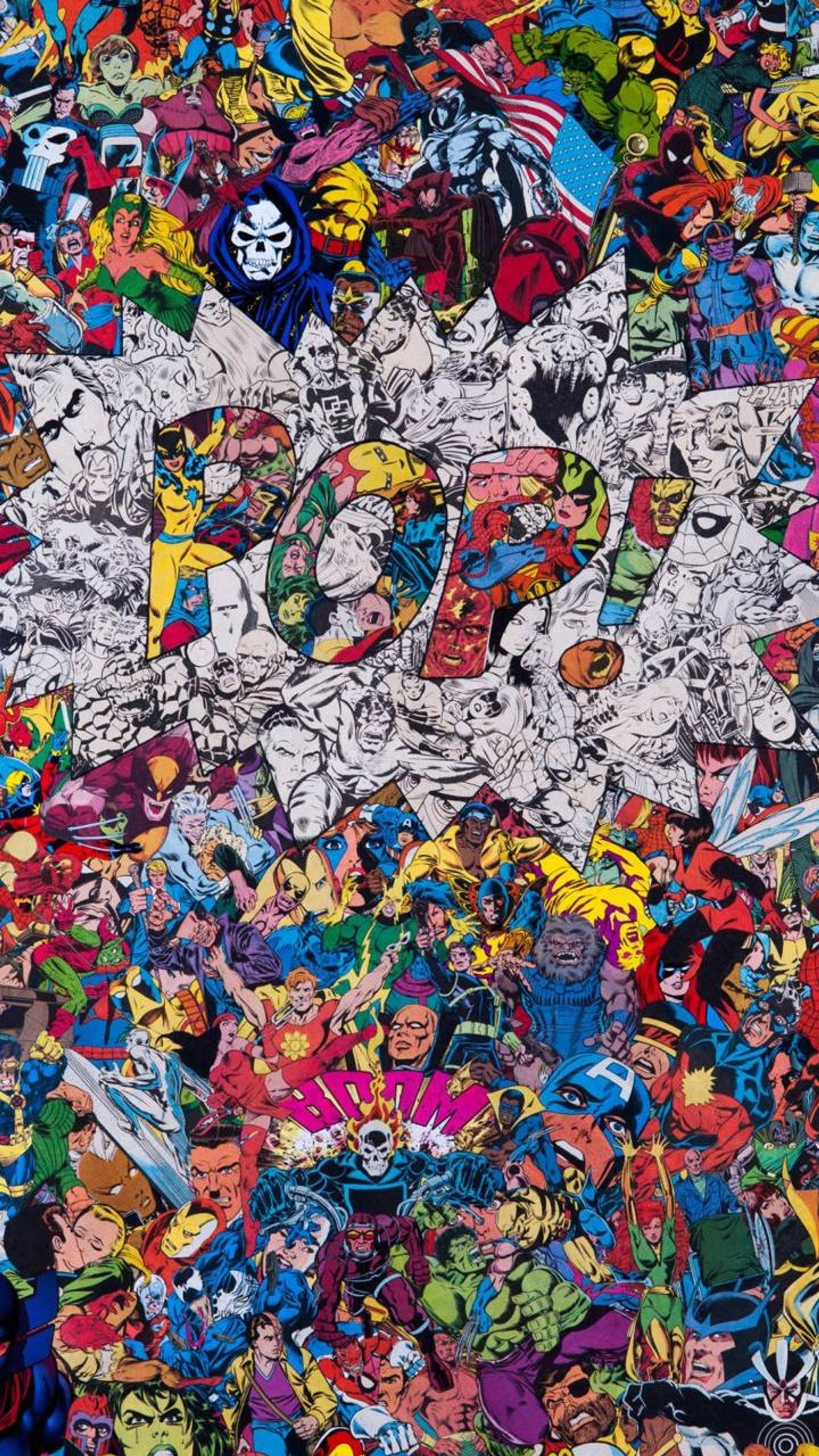 comics, retro, comic, pop, marvel Download Wallpaper