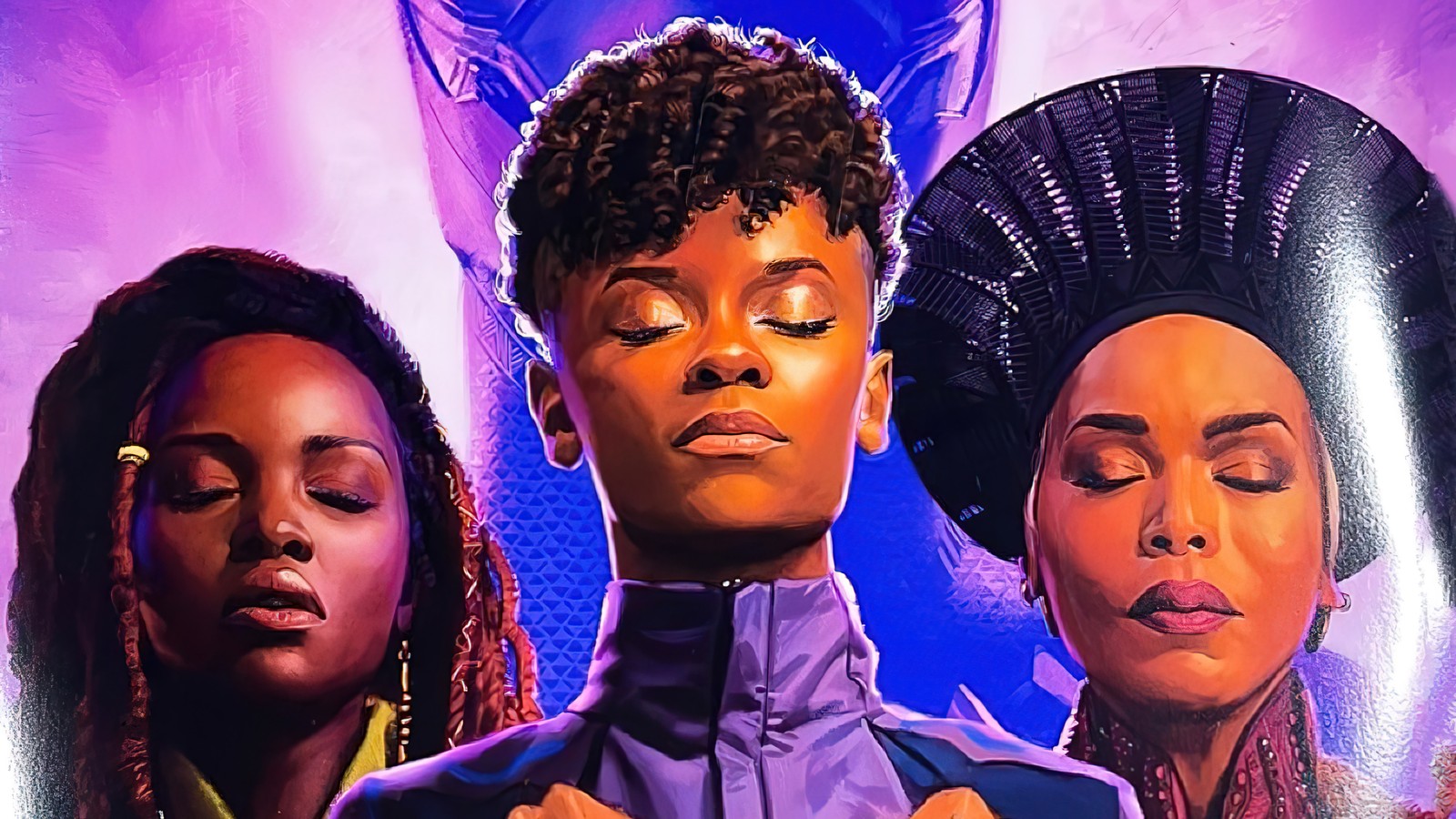 Descargar fondo de pantalla pantera negra wakanda forever, black panther wakanda forever, película, arte