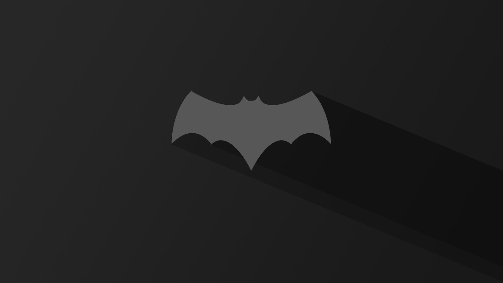 Batman logo on a black background (batman, logo, bat, graphics, monochrome)