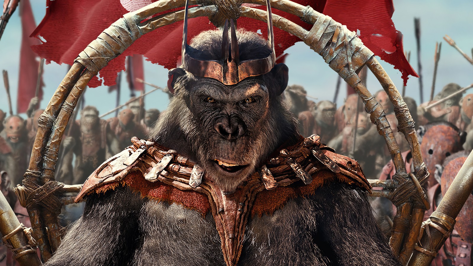 proximus caesar, kingdom of the planet of the apes, movie wallpaper