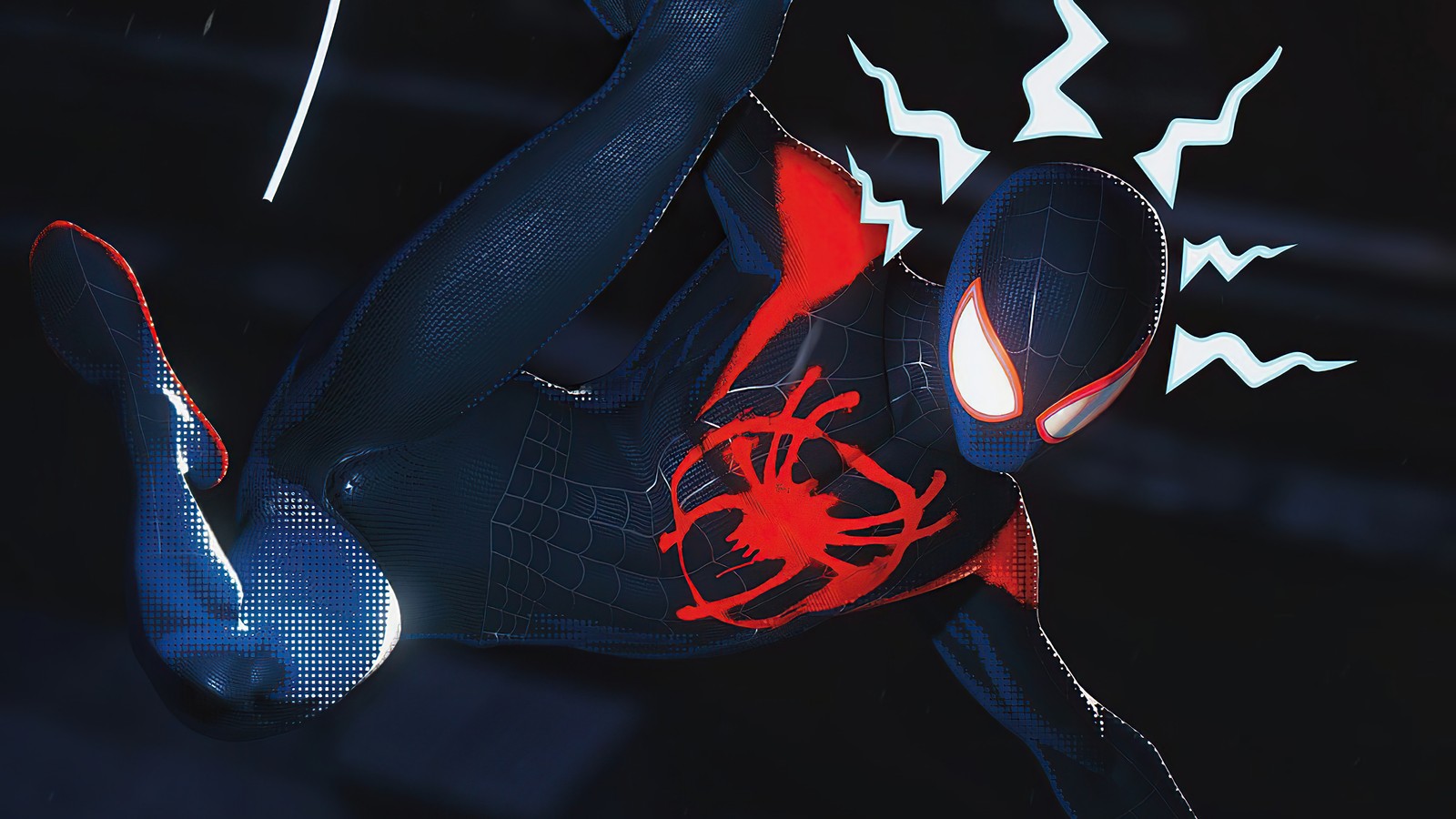 Téléchargez le fond d'écran marvels spider man miles morales, playstation 5, ps5, ps4, jeu vidéo