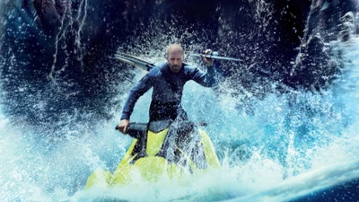 Jason Statham Navigates a Turbulent Sea in 'Meg 2: The Trench'