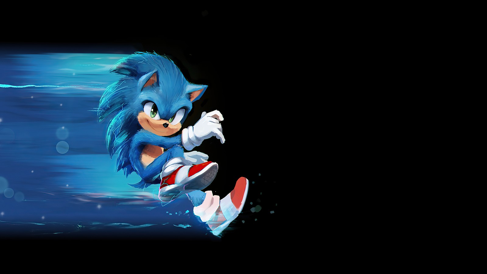 Sonic die igel tapeten (sonic der igel, sonic the hedgehog, film, 2020, kunst)