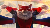 кот паук, человек паук через вселенные, spider man across the spider verse, фильм, человек паук