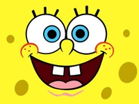 SpongeBob SquarePants' Cheerful Expression