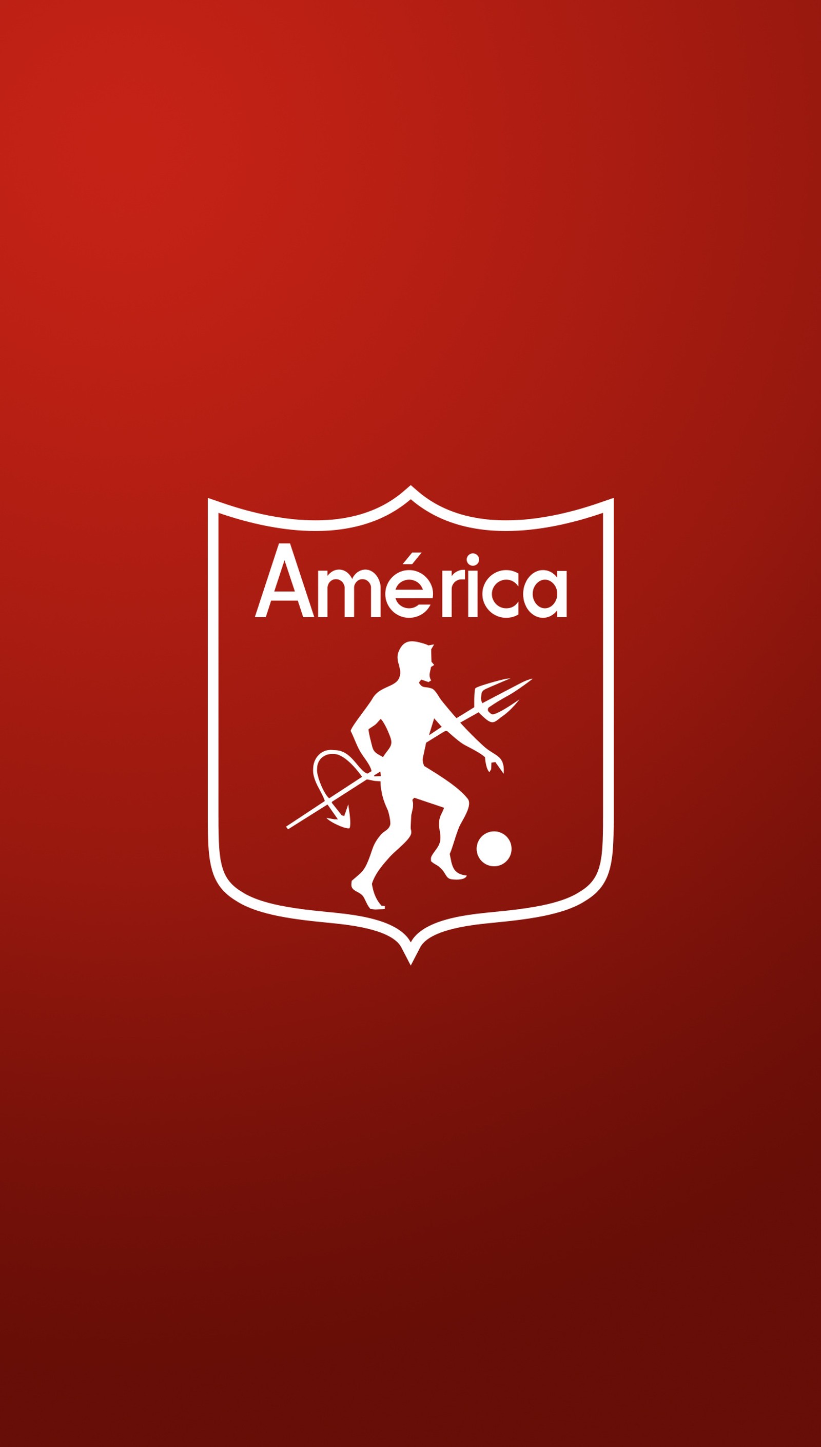 Gros plan d'un mur rouge avec un logo blanc dessus (cali, colombie, football)