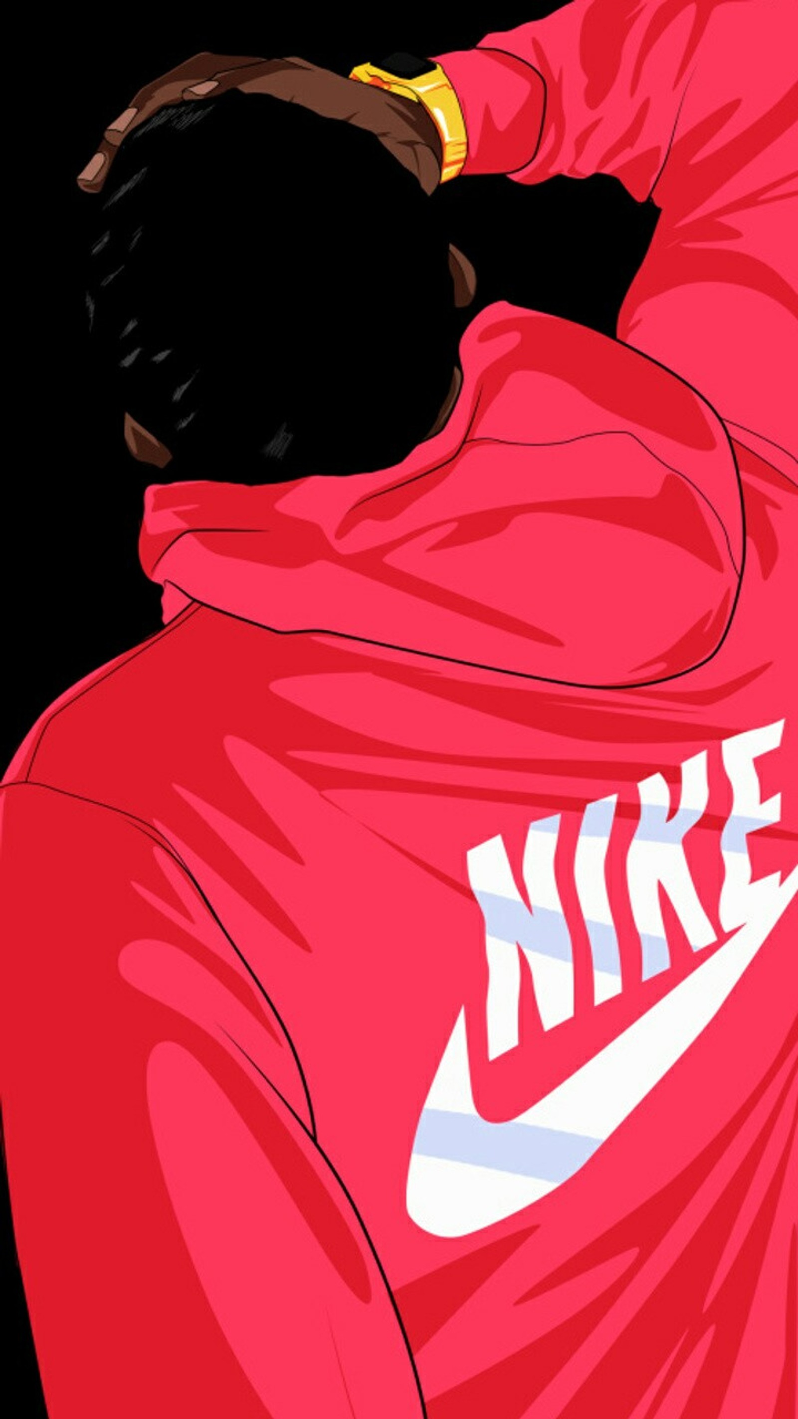 Скачать обои nike, розовый