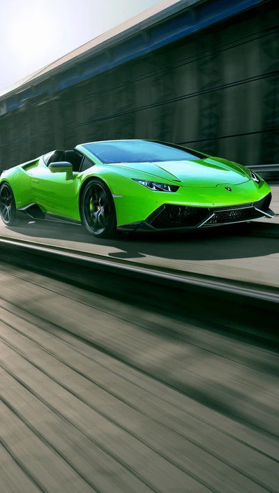 car, green, lamborghini, super car