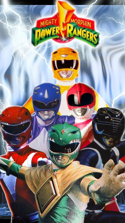 Mighty Morphin Power Rangers se unen en acción dinámica