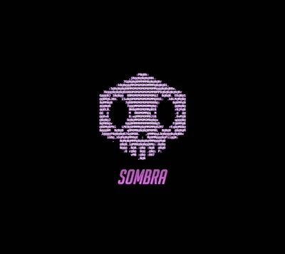 Sombra: Das Emblem des Hackers in einem digitalen Schneesturm