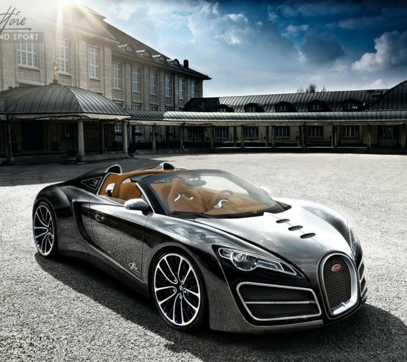 Lade bugatti, bugati, auto, cabrio, sport Hintergrund herunter