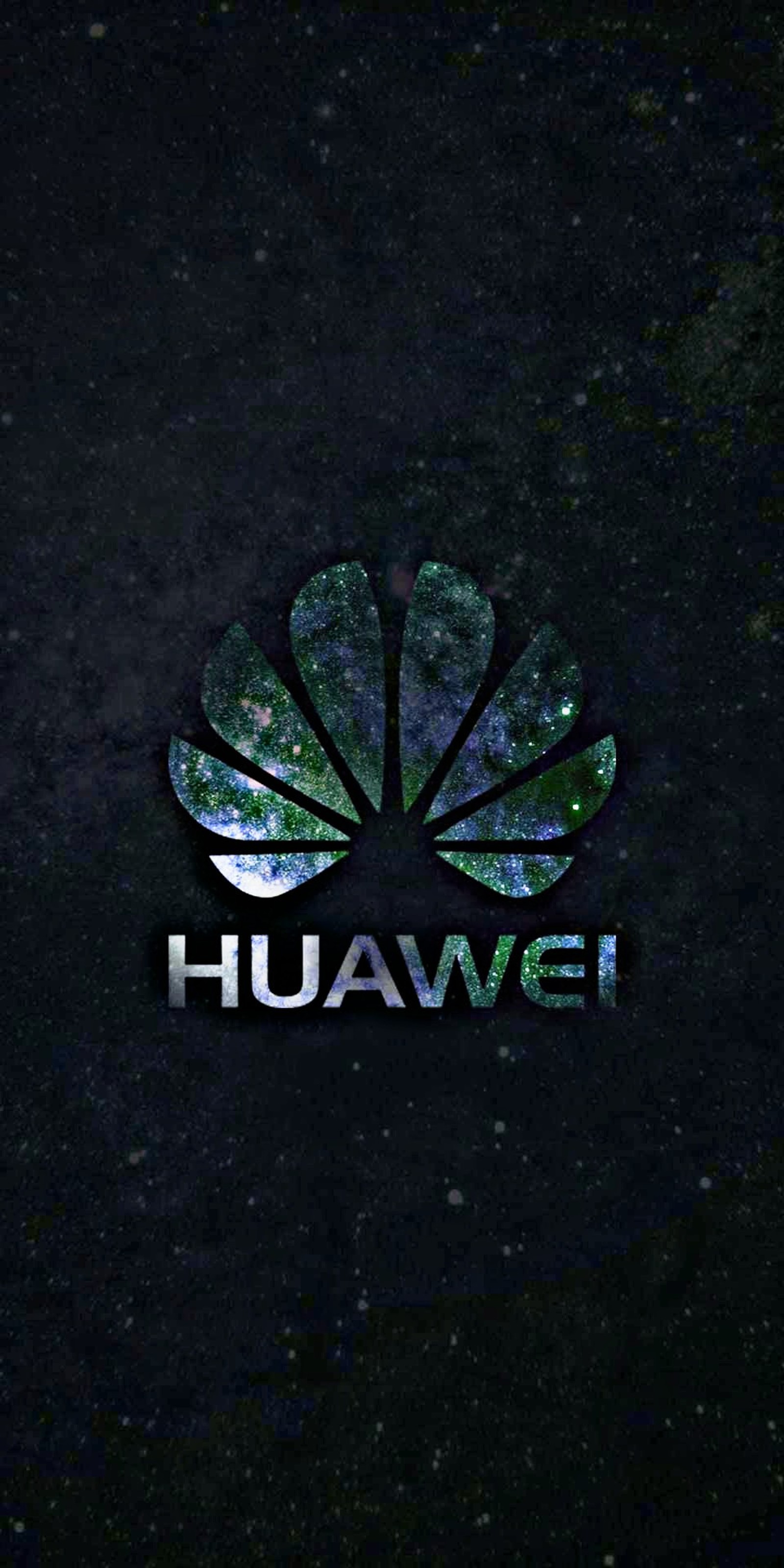 A close up of a logo on a black background (honor, huawei, logo)