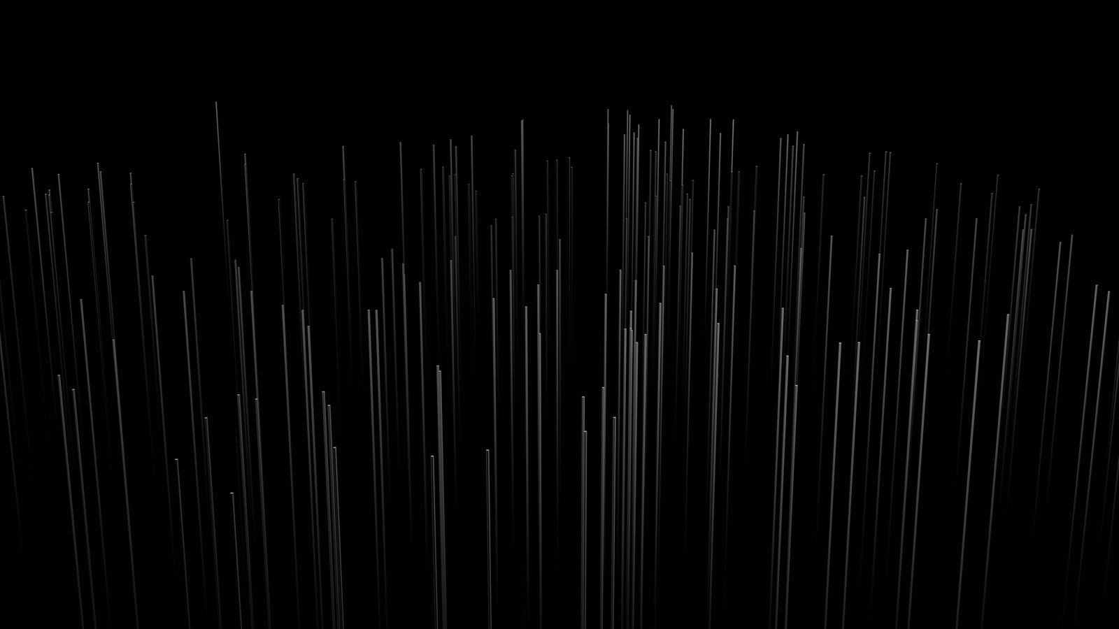 A close up of a black background with a line of lines (digital abstract, 3d render, pattern, minimal art, black background)