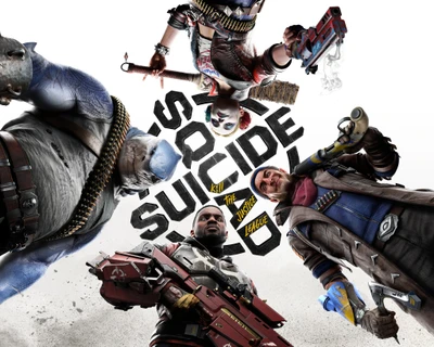 Suicide Squad: Töte die Gerechtigkeitsliga - 2023 Spiel mit Harley Quinn, Captain Boomerang, Deadshot und King Shark