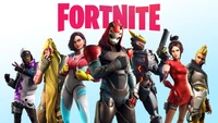 fortnite, epic games, animated cartoon, hero, superhero wallpaper