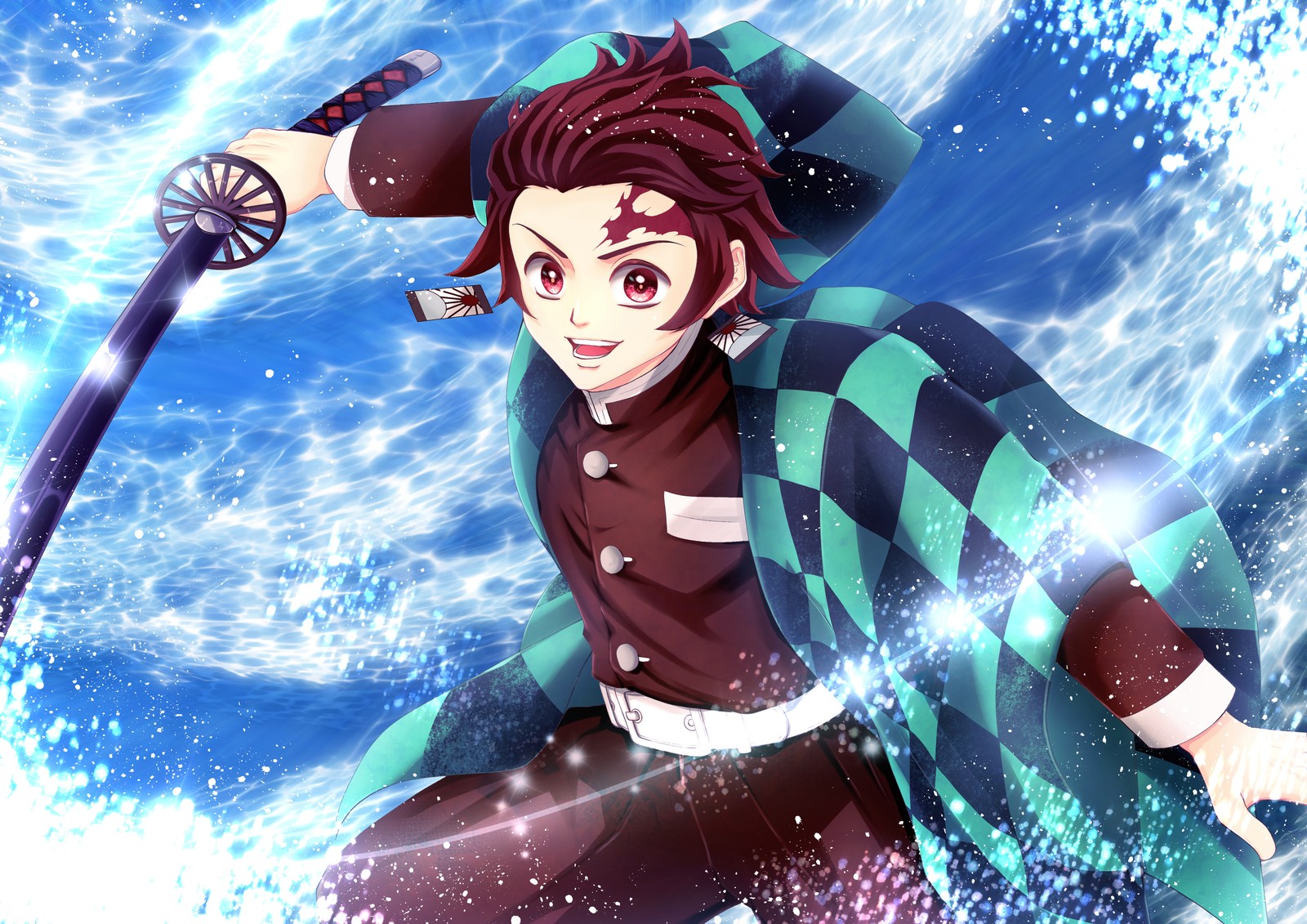 Download tanjiro kamado, demon slayer kimetsu no yaiba, anime, others, 4k wallpaper for free