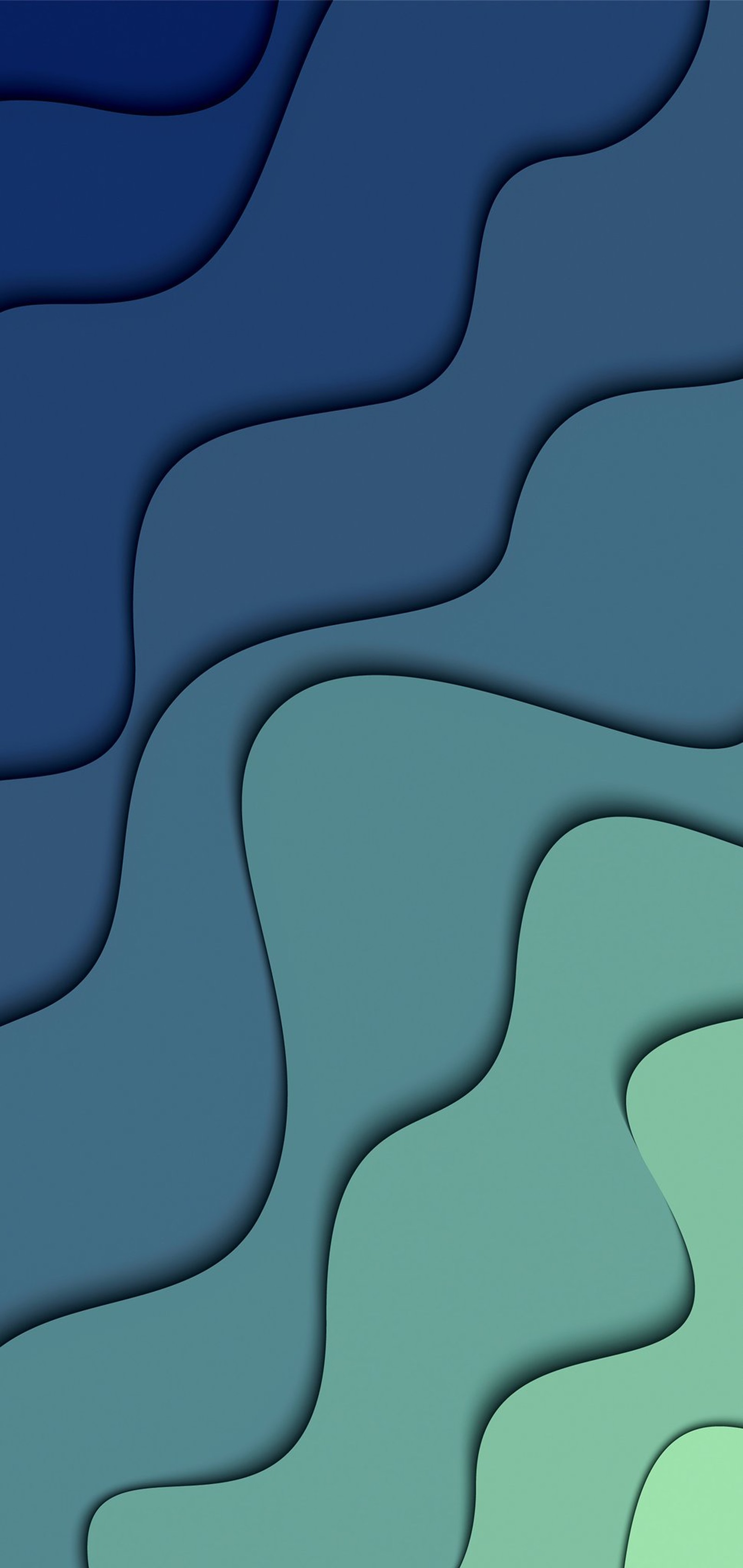 A close up of a blue and green background with wavy shapes (geometry, liquid, azure, fluid, aqua)