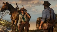 Exploring the American Frontier: A Cowboy Encounter in Red Dead Redemption 2