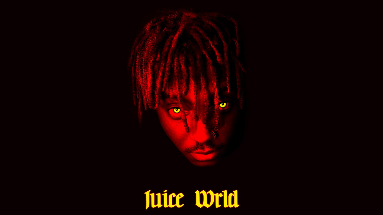 Juice wrld - лучшее из juice wrld (juice wrld, черный фон, американский рэпер, американский певец, 5k)