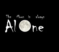 alone, good night, moon, sad, true