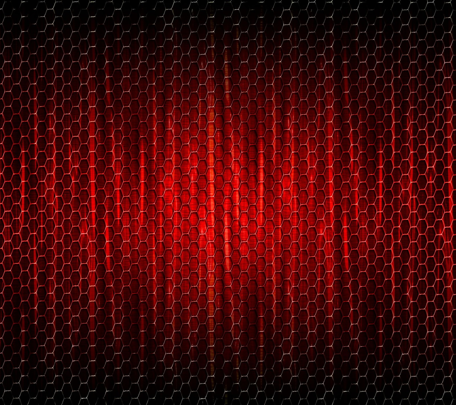 A red curtain with hexagonal mesh pattern on it (abstract, carbon, color, colour, gs5)