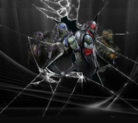 TMNT Heroes Emerging from a Shattered World