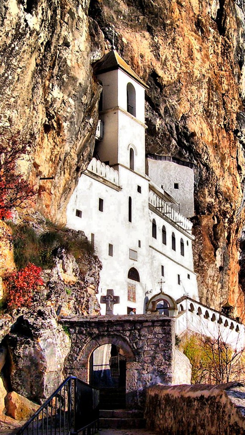 Téléchargez le fond d'écran manastir, monastère, montenegro, ostrog