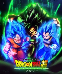 dragon ball super, broly, goku, vegeta, anime