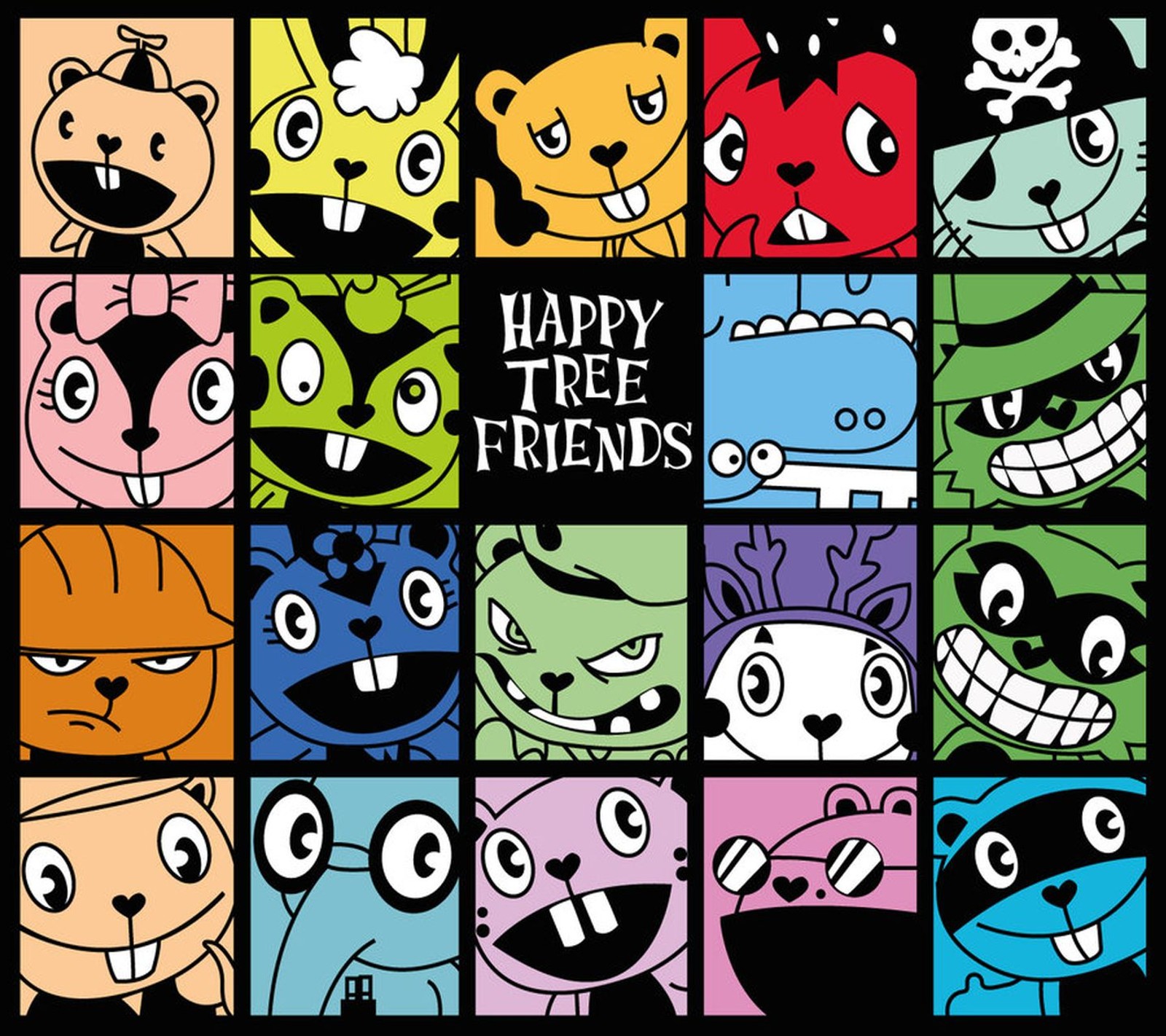 Téléchargez le fond d'écran happy tree friends, image