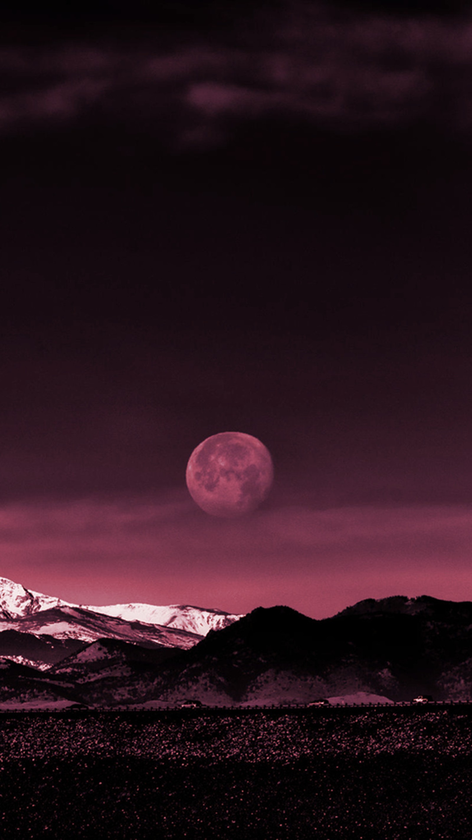 Descargar fondo de pantalla luz de luna, rojo