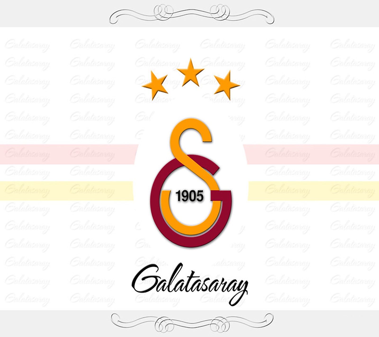 Крупный план знака с номером и звёздами (cimbom, galatasaray)