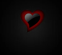 box, dark, heart, shape wallpaper