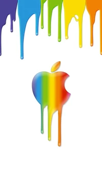 manzana, color, logotipo