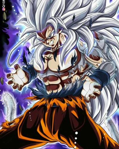 goku, super saiyajin, super sayain 4, instinto ultra