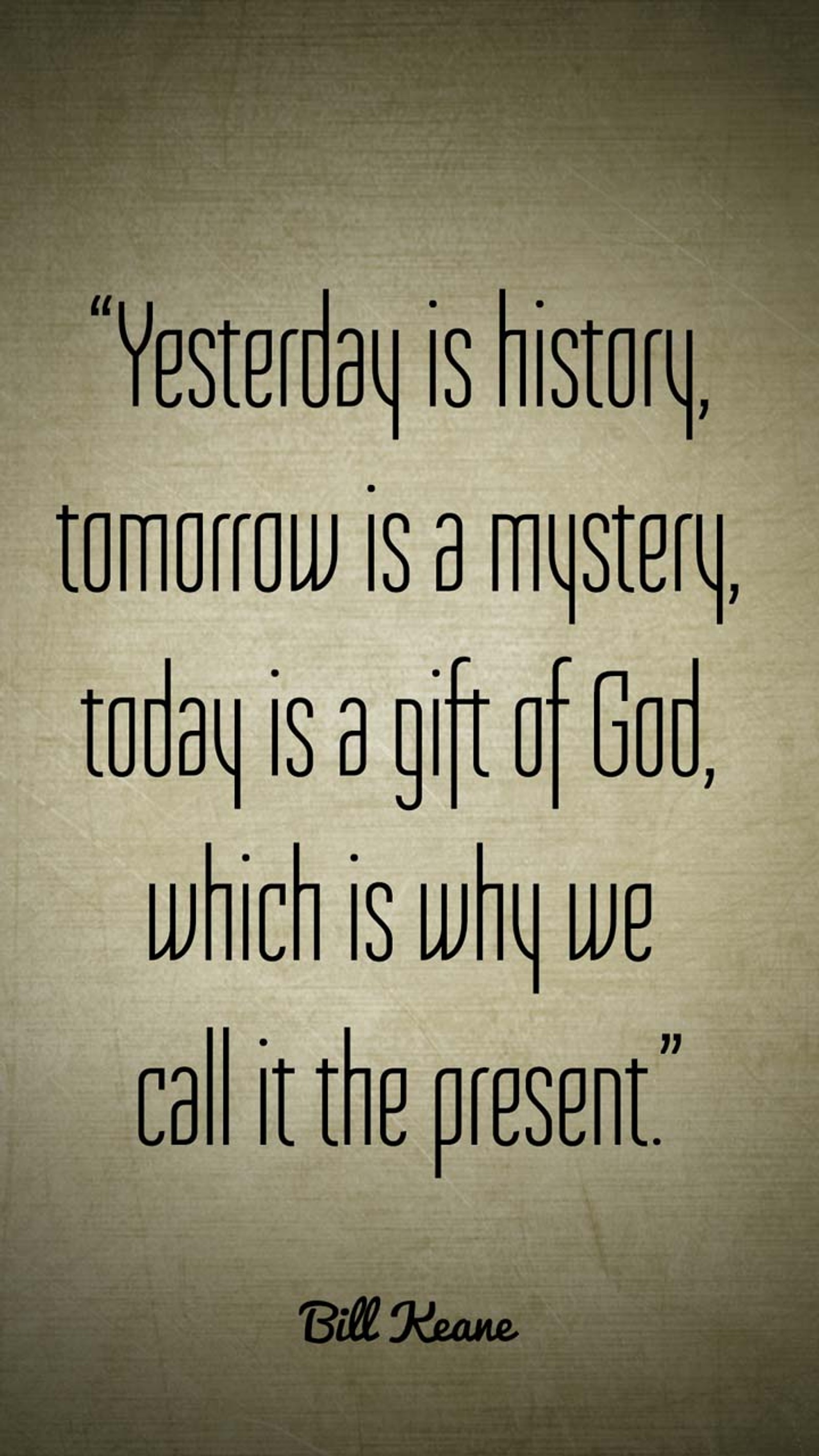 gift, god, present, quote, today Download Wallpaper