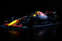 Red Bull RB18: A Stunning F1 Icon in Dark Elegance