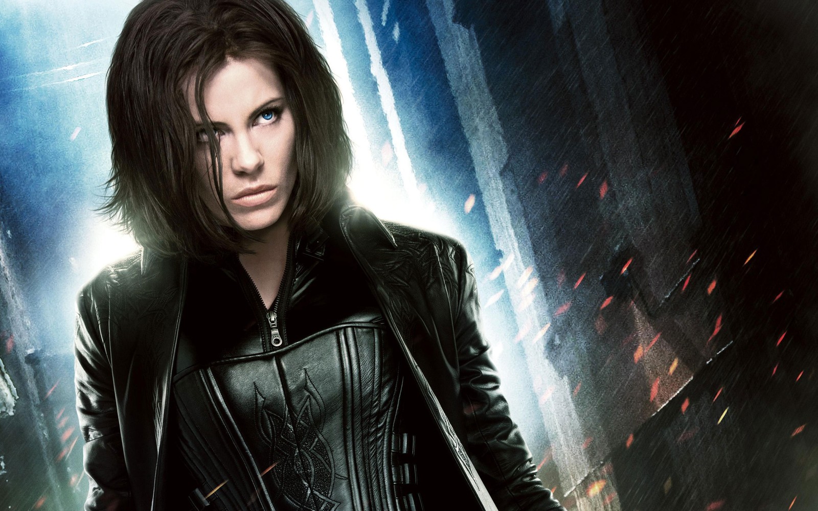 Descargar fondo de pantalla kate beckinsale, selene, inframundo, vampiro, pelo largo