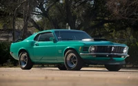 Ford Mustang Boss 429 Fastback de 1970 en Vert Vif