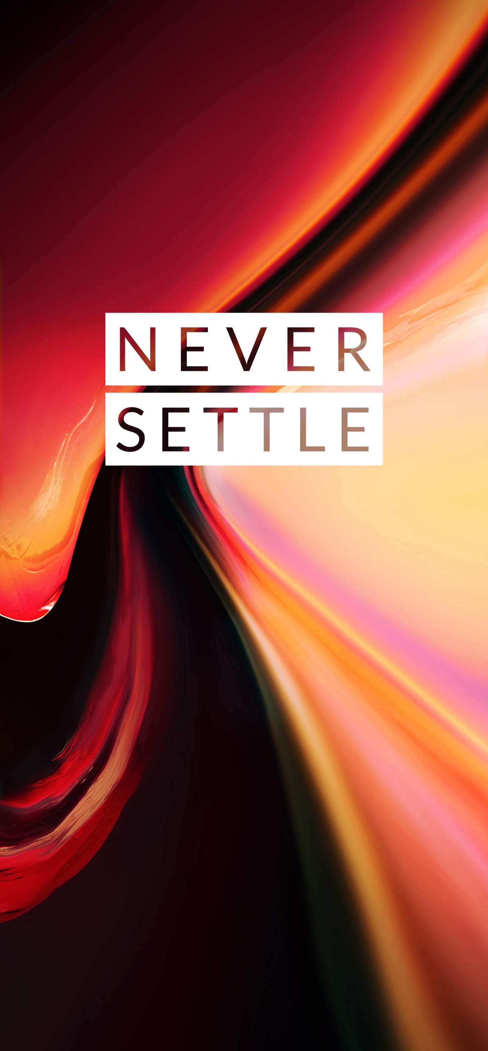 A close up of a cell phone with a blurry background (oneplus 7 pro, text, red, orange, colorfulness)