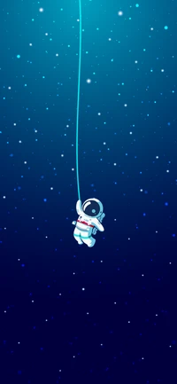 astronaut, space, electric blue, animation, graphics wallpaper