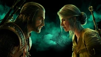 Geralt and Ciri: Iconic Duo from The Witcher Universe