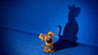 Scooby-Doo's Shadow: A Playful Moment