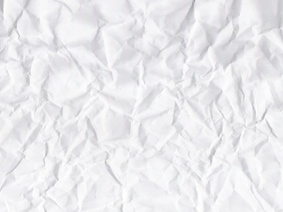 Textura de papel branco amassado