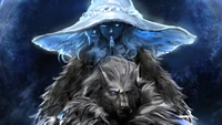 elden ring, video game, ranni the witch, blaidd, art wallpaper