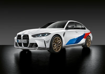 bmw m3 competition, peças de desempenho m, 2020, 5k, carros