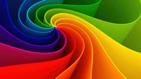 rainbow, colorful, background, digital art wallpaper