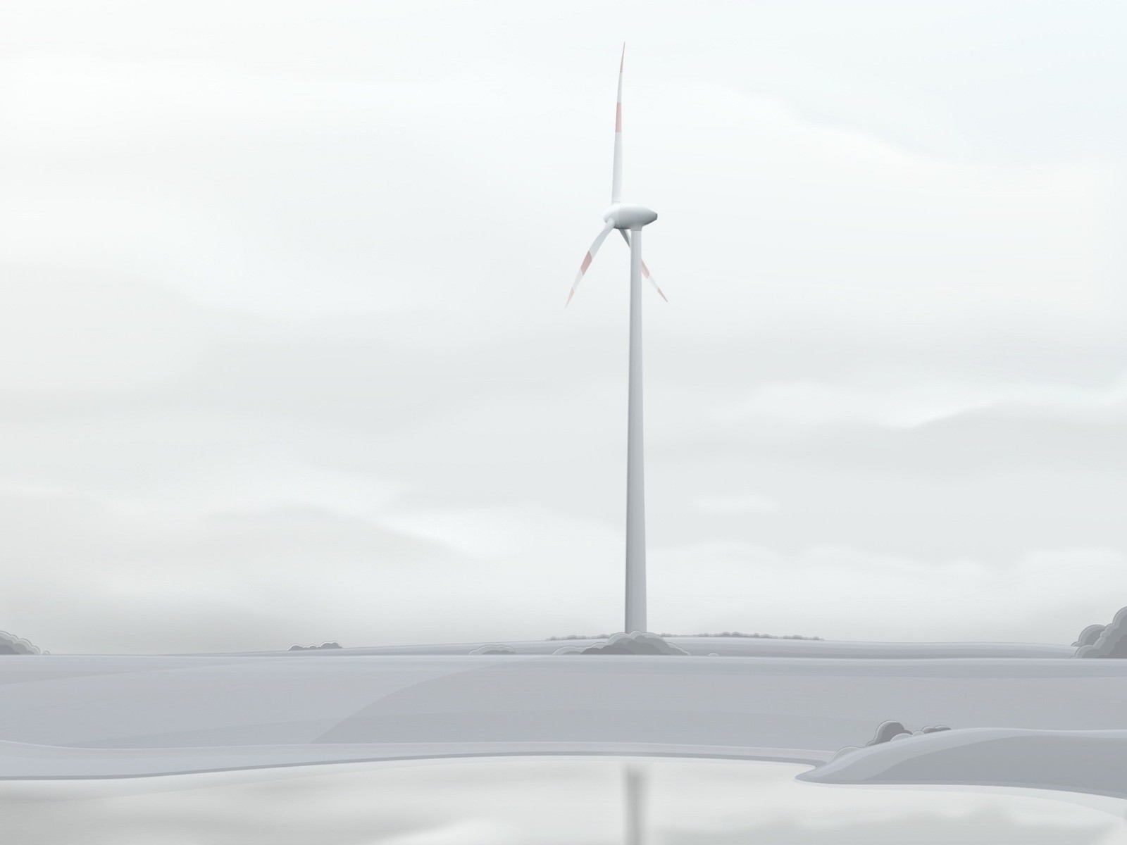 windmill, wind turbine, renewable energy, machine wallpaper