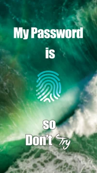 fingerprint, funny, iphone wallpaper