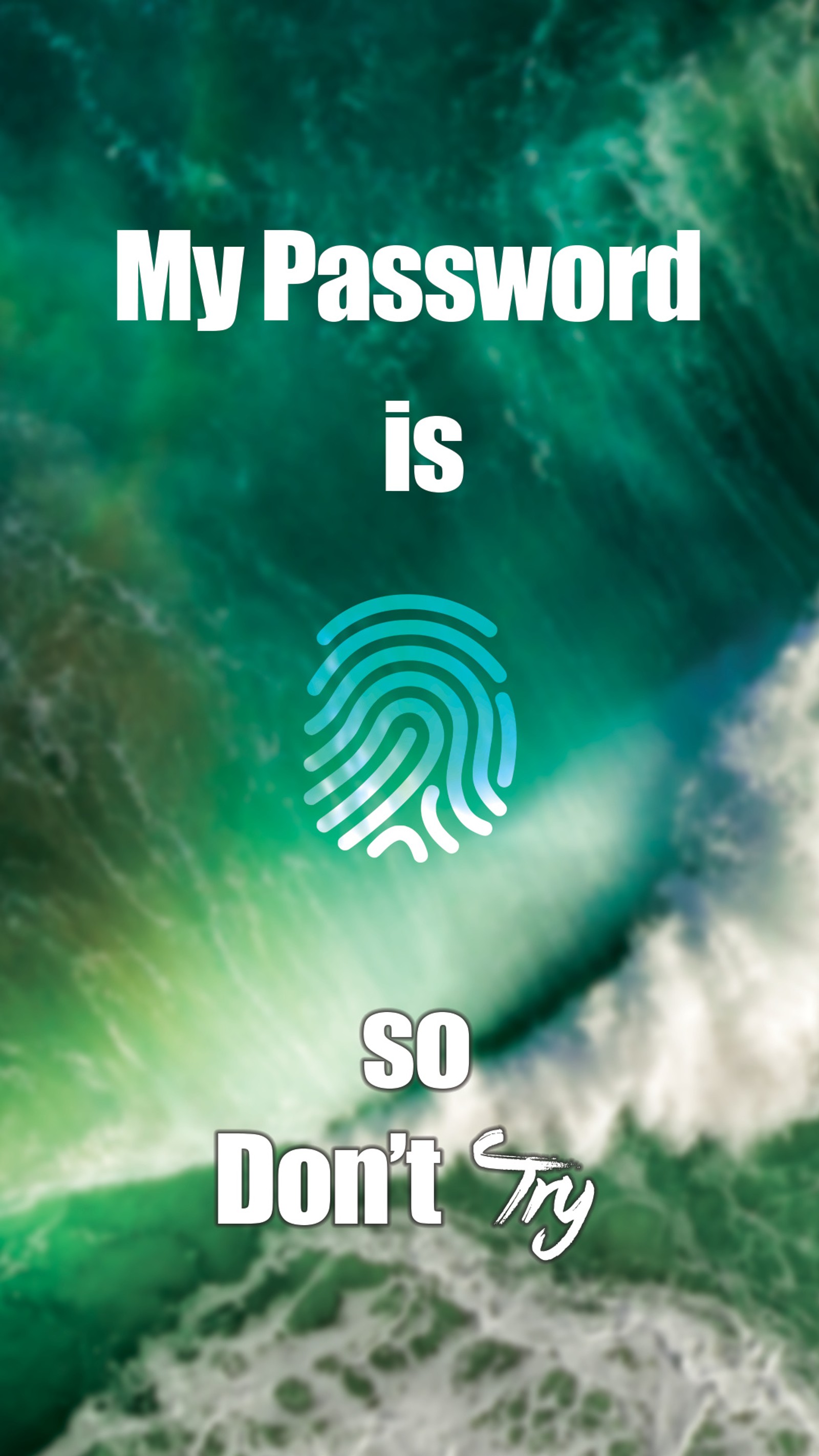 Eine nahaufnahme eines posters mit einem fingerabdruck darauf (fingerabdruck, lustig, iphone)