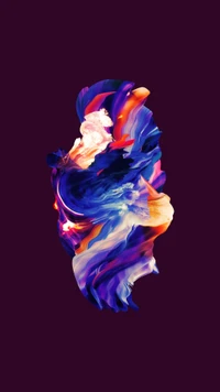 Vibrant abstract design with swirling colors, perfect for mobile wallpapers.